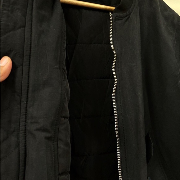 H&M AUTHENTIC BLACK PADED BOMBER JACKET FOR MEN’S & WOMEN’S - Picture 8 of 9
